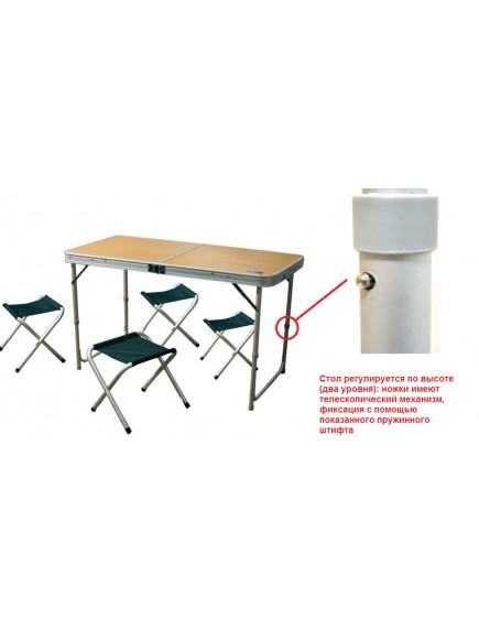 Стол Camping World CW Convert Table Mini Plus 4