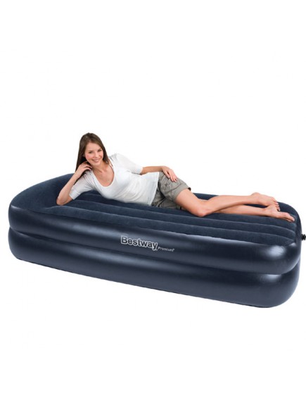 Кровать надувная Bestway Premium Air Bed Queen со встроенным насосом 220В Кровать надувная Bestway Premium Air Bed Queen со встроенным насосом 220В