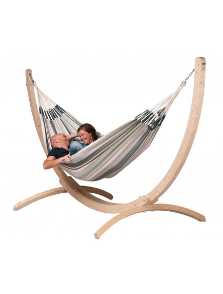 Деревянная стойка La Siesta Canoa для двухместного гамака Деревянная стойка La Siesta Canoa для двухместного гамака