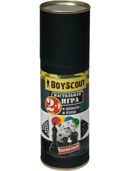 Boyscout 2 в 1 "Уголки" магнитные шахматы