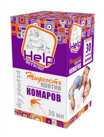 HELP «30 ночей» инсектицидная жидкость от комаров HELP «30 ночей» инсектицидная жидкость от комаров