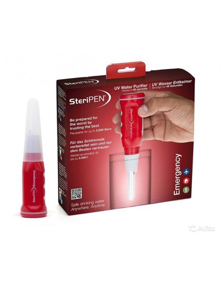 Портативный обеззараживатель воды SteriPen Emergency Retail Pack Портативный обеззараживатель воды SteriPen Emergency Retail Pack