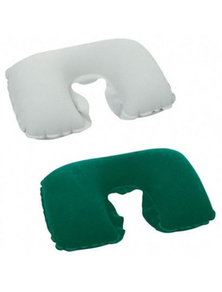 Подушка-подголовник надувная Bestway Flocked Travel Pillow Подушка-подголовник надувная Bestway Flocked Travel Pillow