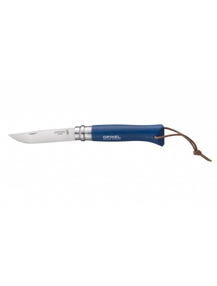 Нож складной Opinel Trekking №8 VRI Colored Tradition Blue с темляком Нож складной Opinel Trekking №8 VRI Colored Tradition Blue с темляком
