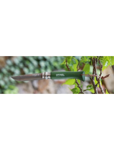 Нож складной Opinel Trekking №8 VRI Colored Tradition Khaki с темляком Нож складной Opinel Trekking №8 VRI Colored Tradition Khaki с темляком