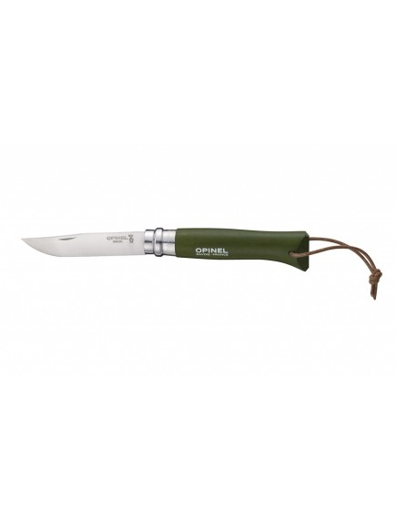 Нож складной Opinel Trekking №8 VRI Colored Tradition Khaki с темляком Нож складной Opinel Trekking №8 VRI Colored Tradition Khaki с темляком