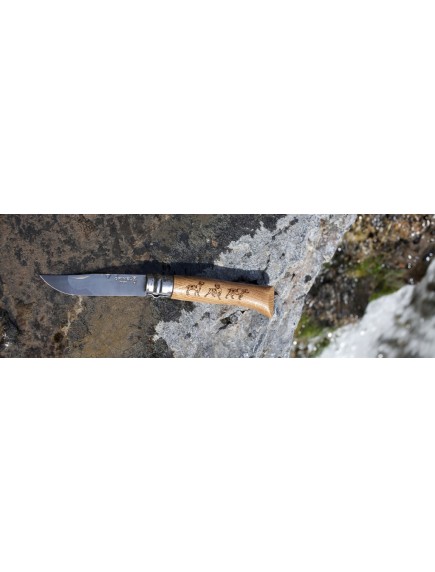 Нож складной Opinel №8 VRI Animalia Dog (собака)