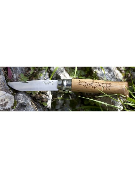 Нож складной Opinel №8 VRI Animalia Boar (кабан)