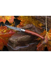 Нож складной филейный Opinel №8 VRI Folding Slim Bubinga