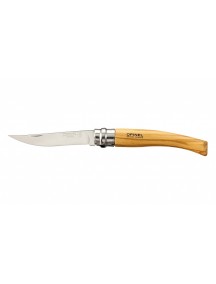 Нож складной филейный Opinel №8 VRI Folding Slim Olivewood