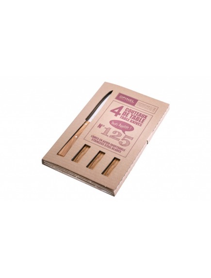 Набор столовых ножей Opinel №125 VRI South Spirit из 4-х штук Набор столовых ножей Opinel №125 VRI South Spirit из 4-х штук