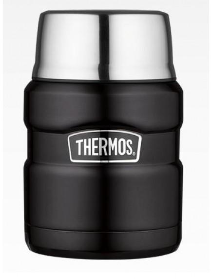 Термос для еды с ложкой Thermos SK 3000 BK Matt Black, 0.47 л Термос для еды с ложкой Thermos SK 3000 BK Matt Black, 0.47 л