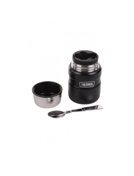 Термос для еды с ложкой Thermos SK 3000 BK Matt Black, 0.47 л Термос для еды с ложкой Thermos SK 3000 BK Matt Black, 0.47 л