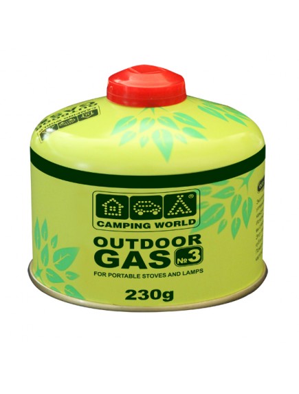 Картридж газовый Camping World 230 г (резьбовой) Картридж газовый Camping World 230 г (резьбовой)