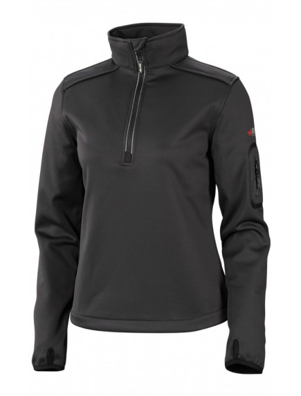 Толстовка с горловиной на молнии Women's Half-Zip Black